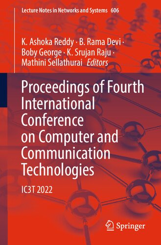 Proceedings Of Fourth International Conference On Computer And Communication Technologies Ic3t 2022 K Ashoka Reddy