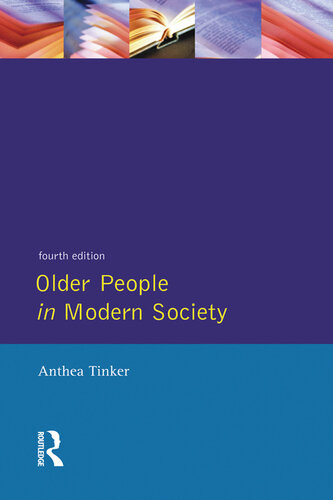 Older People In Modern Society Anthea Tinker