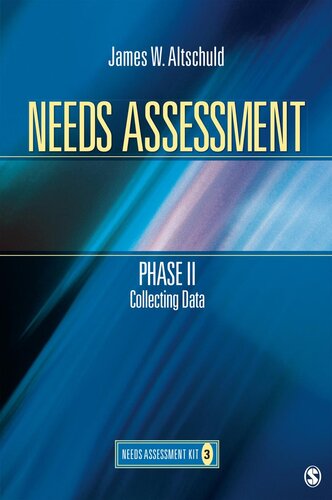 Needs Assessment Phase Ii James W Altschuld