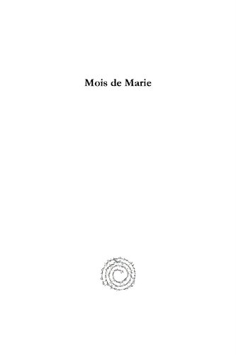 Mois De Marie Paul Bedjan