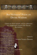 Bar Hebraeus Poem On Divine Wisdom Ioannis Notayn Darauni Editor