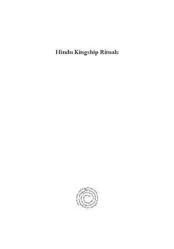Hindu Kingship Rituals Power Relation And Historical Evolution Nawaraj Chaulagain