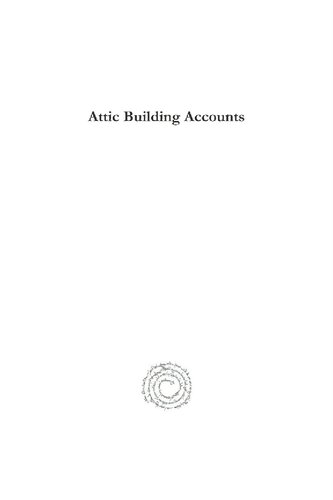 Attic Building Accounts William Dinsmoor