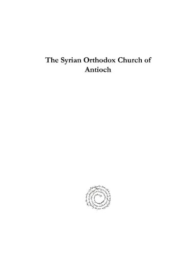 The Syrian Orthodox Church Of Antioch Ignatius Yacob Iii