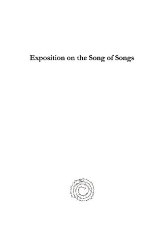 Exposition On The Song Of Songs William Of Saint Thierry Mother Columba Hart Osb J M Dechanet Osb