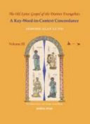 The Old Syriac Gospel Of The Distinct Evangelists A Keywordincontext Condcordance Volume Ii Jerome A Lund