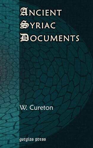 Ancient Syriac Documents W Cureton
