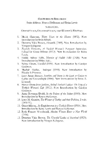 An Englishwoman In A Turkish Harem Grace Ellison