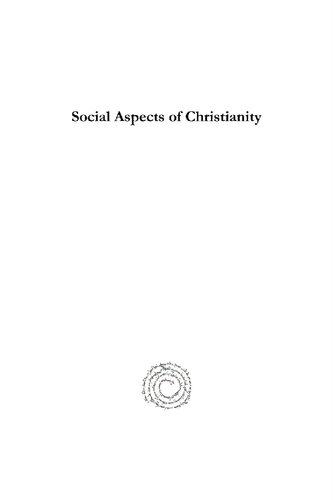 Social Aspects Of Christianity Richard Ely