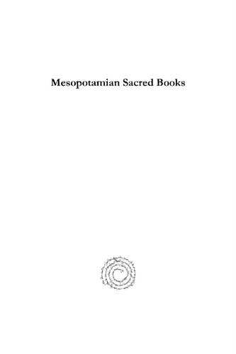 Mesopotamian Sacred Books Robert Rogers