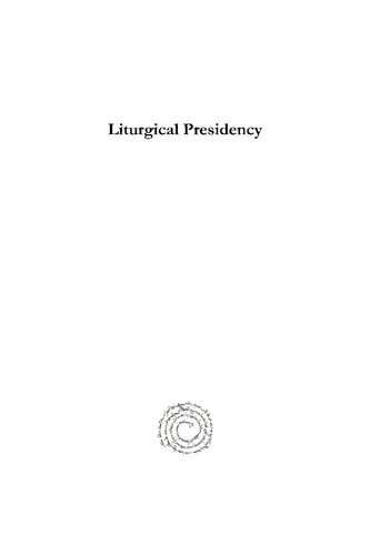 Liturgical Presidency Paul James