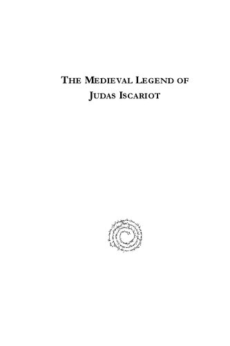 The Medieval Legend Of Judas Iscariot Paull Franklin Baum