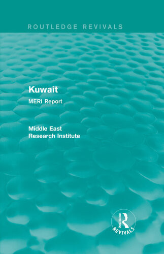 Kuwait Meri Report Middle East Research Institute