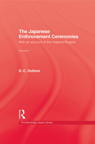 Japanese Enthronement Ceremonies Holtom