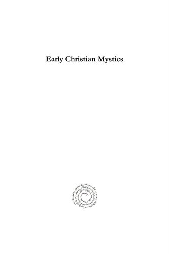 Early Christian Mystics Alphonse Mingana