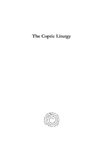 The Coptic Liturgy Charles Edward Hammond
