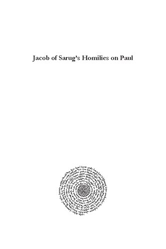 Jacob Of Sarugs Homilies On Paul Mary T Hansbury Raju Parakkott