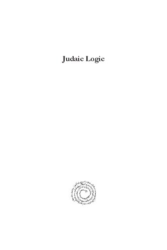 Judaic Logic Andrew Schumann