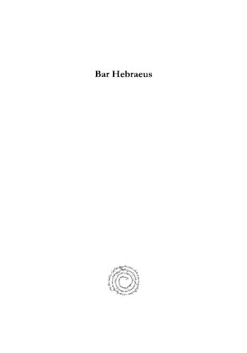 Bar Hebraeus A Bibliographic Poem Dioscoros Of Gozarto Julius Yeshu Cicek
