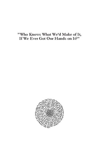 Who Knows What Wed Make Of It If We Ever Got Our Hands On It The Bible And Margaret Atwood Biblical Intersections Rhiannon Graybill Peter Sabo Ed