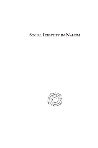 Social Identity In Nahum Jan Petrus Bosman
