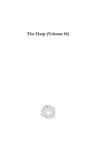 The Harp Volume 16 Festschrift G Panicker Geevarghese Panicker Rev Jacob Thekeparampil Abraham Kalakudi