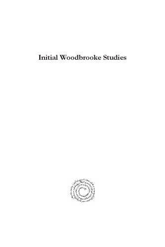 Initial Woodbrooke Studies Woodbrooke Studies 1 Alphonse Mingana