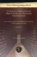 Codices Orientales Bibliothecae Regniae Havniensis Jussu Et Auspiciis Regis Daniae Augustissimi Christiani Octavi Enumerati Et Descripti N L Westergaard
