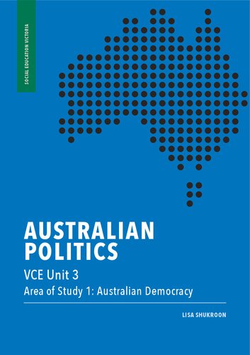 Vce Australian Politics Social Education Lisa Shukroon