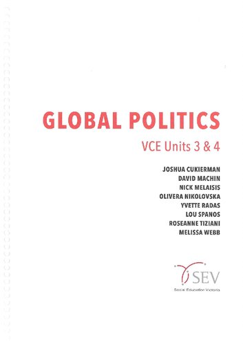 Vce Global Politics Units 3 4 Social Education 2nd Edition Melissa Webb