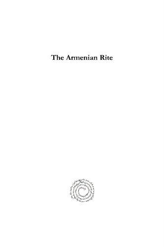 The Armenian Rite Archdale King