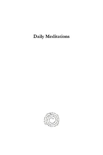 Daily Meditations For Each Day Of The Month P Muzzarelli Francis David