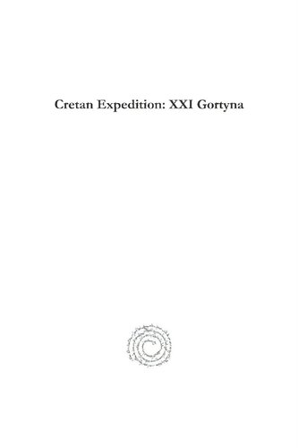 Cretan Expedition Xxi Gortyna Antonio Taramelli