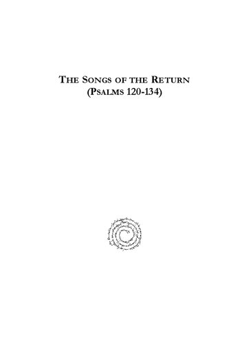 The Songs Of The Return Psalms 120134 Daniel Stevens