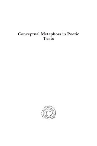 Conceptual Metaphors In Poetic Texts Antje Labahn