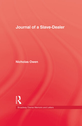 Journal Of A Slavedealer Nicholas Owen