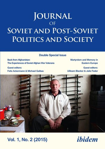 Journal Of Soviet And Postsoviet Politics And Society Joanne Raymond