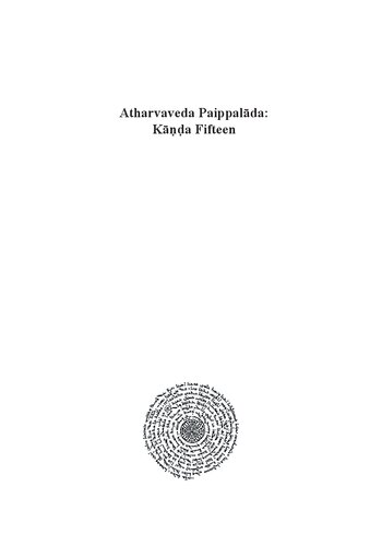Atharvaveda Paippalda Ka Fifteen Duccio Lelli
