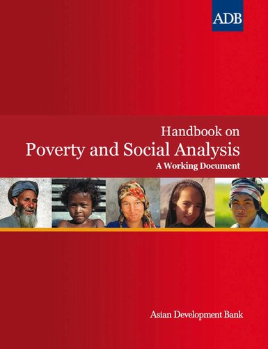 Handbook On Poverty And Social Analysis A Working Document Asian Development Bank