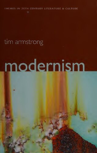 Modernism A Cultural History 1st Edition Tim Armstrong