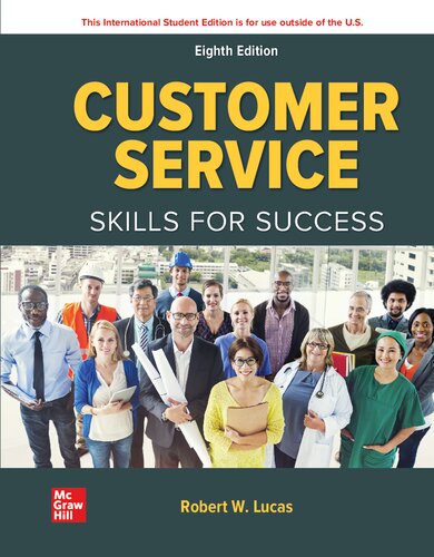 Customer Service Skills For Success 8th Edition Robert W Lucas