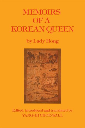 Memoirs Of A Korean Queen Hong