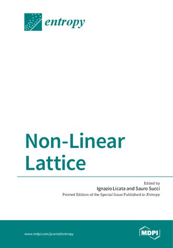 Nonlinear Lattice Ignazio Licata Sauro Succi