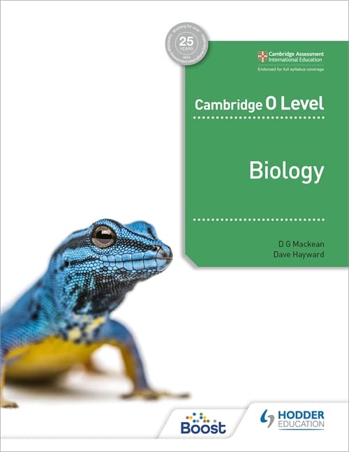 Cambridge O Level Biology Dg Mackean Dave Hayward