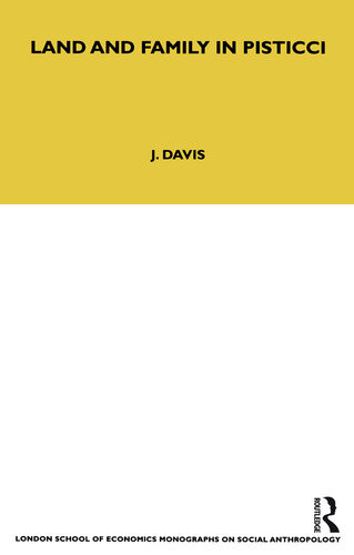 Land And Family In Pisticci J Davis