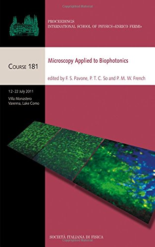 Microscopy Applied To Biophotonics Proceedings Of The International School Of Physics Enrico Fermi Varenna On Lake Como Villa Monastero 1222 July 2011 F S Pavone