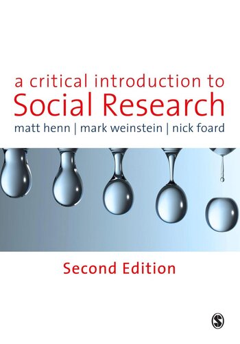 A Critical Introduction To Social Research 2nd Edition Matt Henn