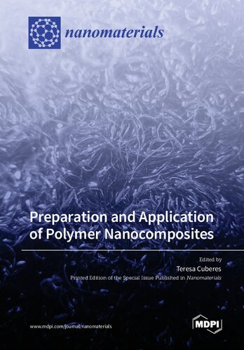 Preparation And Application Of Polymer Nanocomposites Cuberes T Ed