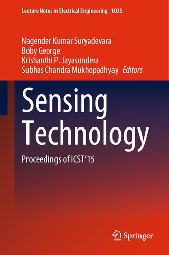 Sensing Technology Proceedings Of Icst15 Nagender Kumar Suryadevara