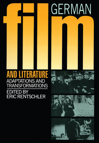 German Film Literature Eric Rentschler